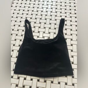 Athleta Black Velvet Tank Top